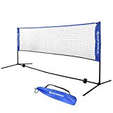 SONGMICS Red de Tenis Bádminton Plegable Portátil 300 x 155 cm (Largo x Alto) Divertido para niños SYQ300