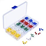 eBoot - kit de 200 chinchetas surtidas para mapas y tablones de anuncios de corcho