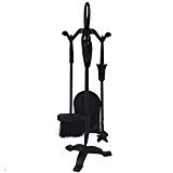 JVL Cotswold - Set de utensilios para chimenea (5 piezas)