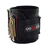 Pulsera Magnética con 5 imanes potentes para retener tornillos, clavos, brocas - Regalo original para manitas, hombre o mujer. Diseñado para cualquier trabajo, desde la costura hasta la carpintería
