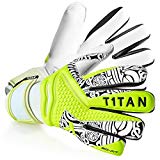 T1TAN Original René Adler Rebel Pro Guantes Portero con o sin Protección Dedos/Costura Interior/Grip 4mm/Varias Tallas