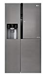 LG GSJ361DIDV Independiente 591L A+ Acero inoxidable nevera puerta lado a lado - Frigorífico side-by-side (Independiente, Acero inoxidable, Puerta americana, LED, Puerta a puerta, Botones, Sensor)