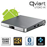 Receptor Satélite Qviart Undro 4K WiFi Android 6.0 DVB-S2 Ultra HD