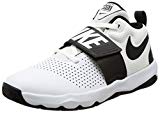 Nike Team Hustle D 8 (GS), Zapatos de Baloncesto para Niños, Blanco (White/Black 100), 38.5 EU