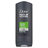 Dove Men+ Care Extra Fresh Gel de ducha, cuerpo y cara para hombre, 400ml (pack de 3 unidades)
