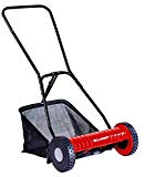 Einhell GC-HM 40 - Cortacésped manual (4 niveles de corte, volumen 27 l, ancho de corte 40 cm, 250 m²), color negro y rojo