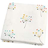 "Lebze Muselina Manta Bebé -""Diente de Leon"" Bambú Algodón Bebé Chica o Baby Boy Mantas 120x120 cm Swaddle"