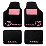 Hello Kitty KIT3013 Alfombras de Moqueta, Negro