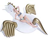 Jasonwell Pegaso Hinchable colchonetas piscina Inflable Gigante de Pegaso Flotador Juguete para fiesta de piscina con válvula rápida(Pegaso)