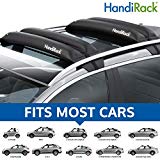 HandiRack - Barras de baca universales e inflables (negras) - Transporte de carga para techo - Se adapta a la mayoría de coches