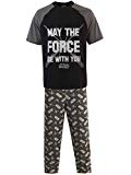 STAR WARS Pijama para Hombre La Guerra de Las Galaxias Negro Medium