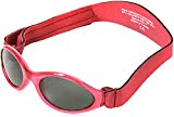 Baby Banz - Gafas de sol Ovaladas para niños, Red, 0-2 anos