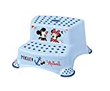 Plastimyr Mickey - Taburete con doble escalón, color azul