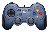Logitech F310 - Mando Gaming para PC, color azul oscuro