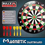 Bull 's Diana Magnetic, Negro/gris/rojo/beige, 40.5 x 1.5 cm