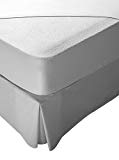 Pikolin Home - Protector de colchón rizo, 100% algodón, impermeable y transpirable, 90 x 190/200 cm, cama 90 (Todas las medidas)