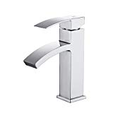 HOMELODY Cromo Cascada Grifo del Baño Mezclador Monomando Grifo de Baño