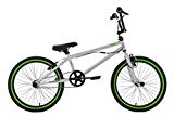 "KS Cycling - Bicicleta BMX de Freestyle de 20"", en Color Gris Plateado"