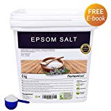 NortemBio Sal de Epsom 6 Kg, Fuente concentrada de Magnesio, Sales 100% Naturales. Baño y Cuidado Personal.