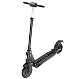 Patinete Eléctrico para Adultos HOMMINI Scooter Eléctrico Plegable Adultos KUGOO S1 Velocidad Máx 30 km/h, 350 Vatios, Batería 6Ah, Altura del Manillar Ajustable, Pantalla LCD, Impermeable IP54, etc.
