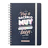 Agenda clásica grande 2019-2020 Semana vista encuadernación espiral