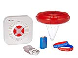 Lifebuoy Sistema de Alarma para Piscina Inteligente controlada por App - Potente Sirena - No Requiere instalación