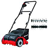 Einhell GC-SA 1231/1 - Escarificadora eléctrica (1200 W, 230V, 3 niveles de profundidad, ancho de trabajo: 31cm, capacidad de bolsa: 28L, con rodillo aireador) (ref. 3420620)
