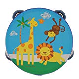 Juguetes Instrumentos Musicales de Percusión Campana Tambor Panderetas Madera Niños - Animales Bosque