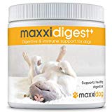 MaxxiDog – maxxidigest+ Probióticos, prebióticos y enzimas digestivas para Perros - Ayuda Avanzada a la digestión Canina & al Sistema inmunológico - Sin Polvo OGM - Dos tamaños 200 g & 375 g