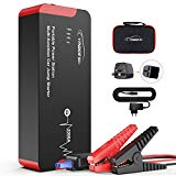 YABER Portátil AC Arrancador de Coches? 22000mAh 2000A Arrancador Batería Coche (para Todo vehículo de Gasolina o 8.0L de Diesel) con DC y Carga Rápida QC3.0