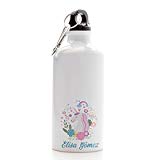 Regalo Original Cantimplora Infantil de Aluminio Personalizada con Nombre y Unicornio para la Vuelta al Cole 500ml