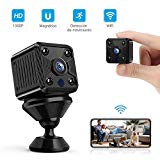 Cámara espía FREDI HD 1080P WiFi Cámara Video cámara Oculta Mini Cámara de vigilancia inalámbrica Seguridad para Interiores Visión Nocturna