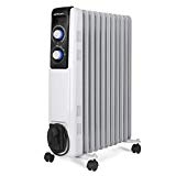 Orbegozo RF 2500, Radiador de Aceite, 2500 W, Construcción Modular de 11 Elementos, Blanco