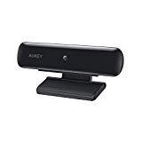 AUKEY Webcam FHD, Cámara de videoconferencia 1080p, con USB para Ordenador de Escritorio o portátil para videollamada de Pantalla Ancha y grabación de Videos
