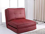 Artdeco Sillón cama, amaranto grande