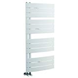 Hudson Reed Radiador Toallero Curvo - Blanco - 1080mm x 550mm x 115mm - 500 Vatios - Elgin