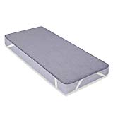 Sabana Cuna, Sabana Bajera Cuna de Bambú Ajustable Elástico Cubre Colchón Impermeable y Protector Cuna de YOOFOSS (60×120cm)
