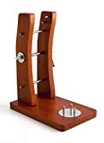 Quid AROCHE Jamonero con Soporte de Madera, Sistema de Prensa, Marron, 42 x 33 x 21 cm