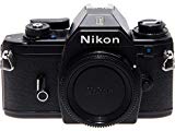 Nikon EM Negra Cámara réflex A película con Obturador electromecánico.