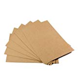 Papel kraft, 50 hojas, DIN A4, cartón natural, alta calidad, marrón natural, cartón kraft de 170 g