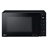 LG MH6535GIB Microondas Grill Smart Inverter Microondas 1000 W, Grill 900 W, Micro+Grill 1450 W, 25 litros de capacidad, Display LED, Plato interior 292 mm, Color Negro