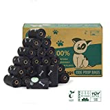 Green Maker 100% Biodegradables Caca Perro 360 Bolsas Excrementos Perros 30% más Grueso Que Otros Hechos de Almidón de Maíz con Certificación Europea EN13432 y Home Compost (Verde)