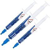 AAB Cooling Thermal Grease 2-4g - 5,6W/MK - Eficiente Pasta Térmica Procesador, Compuesto de Micropartículas de Carbono, para PS3 / PS4, Cualquier Ventilador de CPU, Masa Termica - 3 Piezas