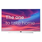"Philips 58PUS7304/12 - Televisor de 58"" LED (4K UHD, Ambilight, Dolby Atmos, Google Assistant y compatibilidad con Alexa) plata claro"